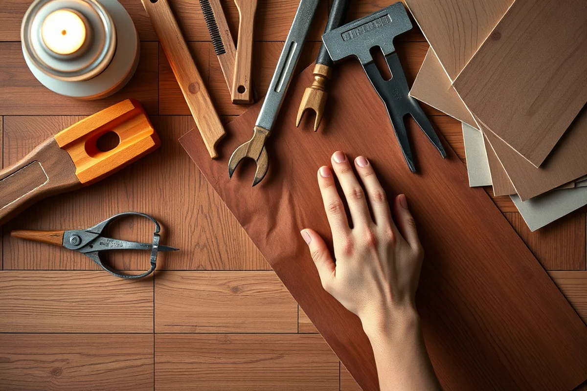 how to peel and stick flooring — How To Peel And Stick Flooring (the finished result)