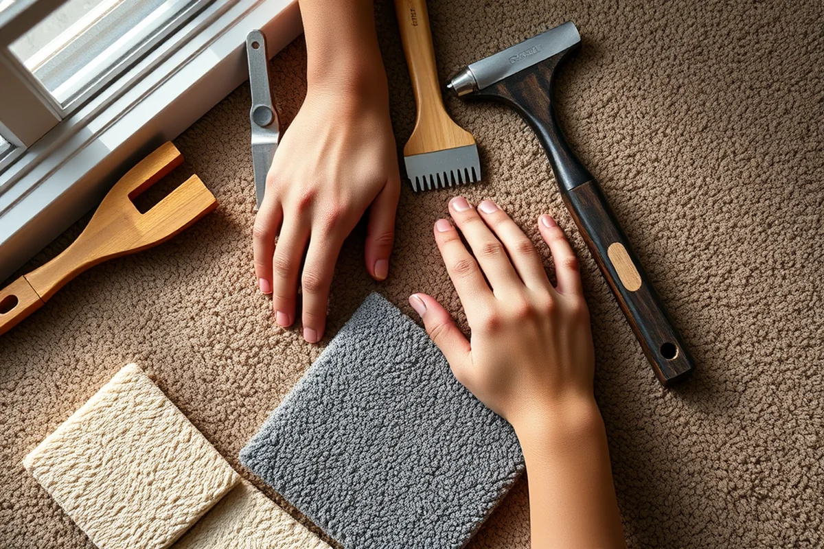 peel and stick carpet squares — Peel And Stick Carpet Squares (the finished result)