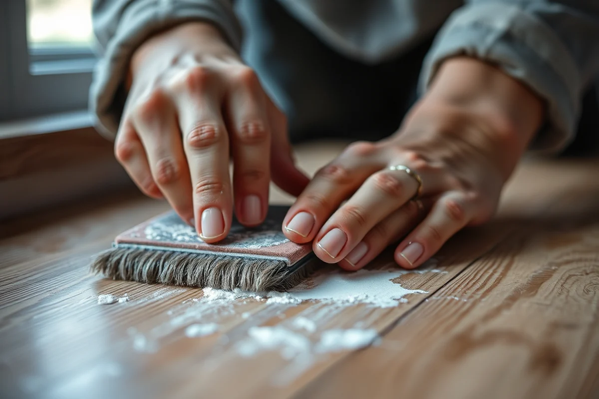 peel and stick on wood floor — Peel And Stick On Wood Floor (step by step)