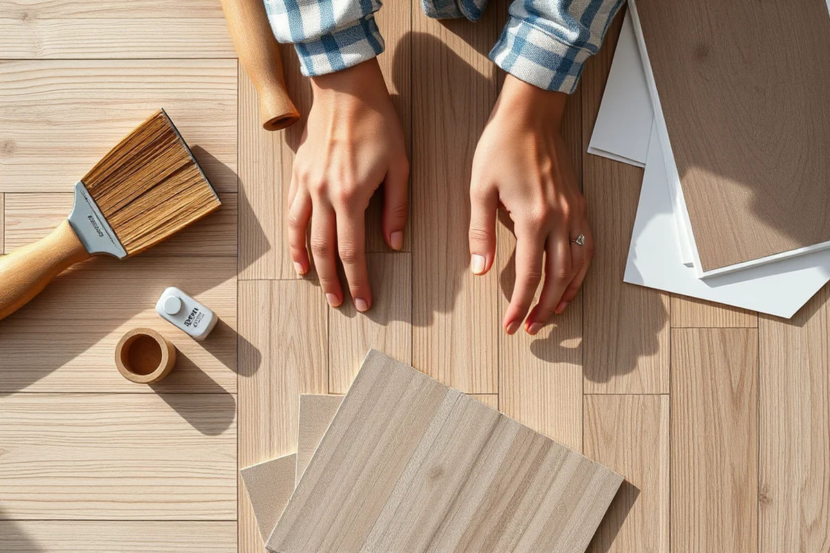 wood look porcelain tile flooring — Wood Look Porcelain Tile Flooring (the finished result)