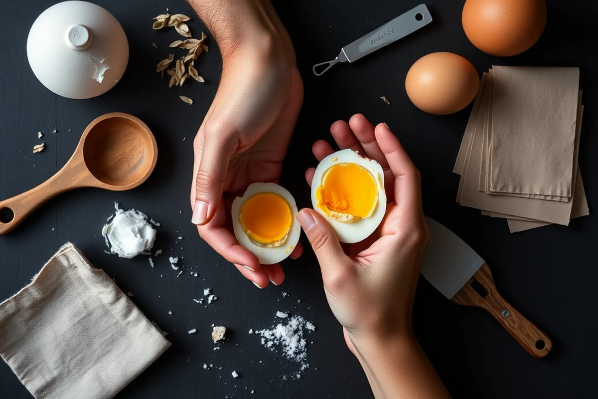 how's the best way to peel boiled eggs — How'S The Best Way To Peel Boiled Eggs (the finished result)